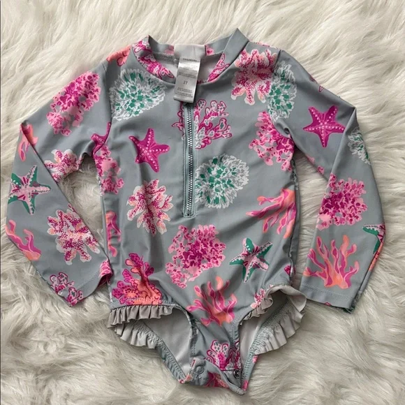 Nicole miller toddler swimsuit - Picture 1 of 3